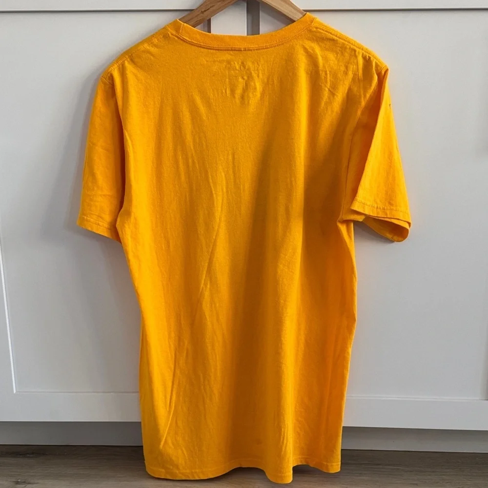 adidas Golden Tee with Blue Graphic